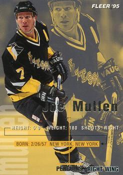 #165 Joe Mullen - Pittsburgh Penguins - 1994-95 Fleer Hockey