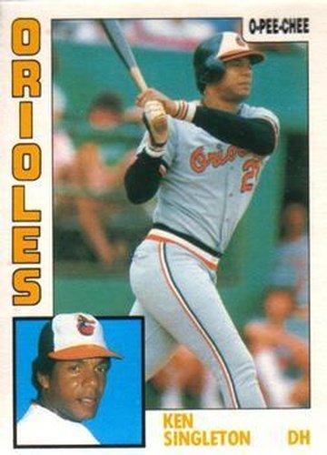 #165 Ken Singleton - Baltimore Orioles - 1984 O-Pee-Chee Baseball