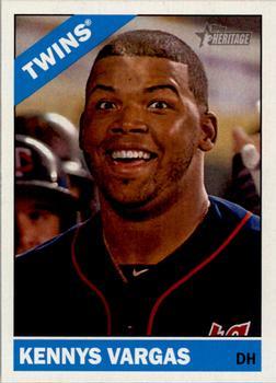 #165 Kennys Vargas - Minnesota Twins - 2015 Topps Heritage Baseball