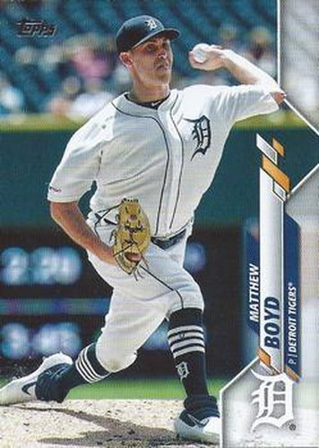 #165 Matthew Boyd - Detroit Tigers - 2020 Topps Baseball