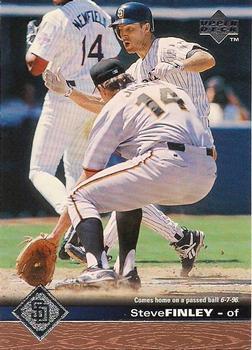 #165 Steve Finley - San Diego Padres - 1997 Upper Deck Baseball