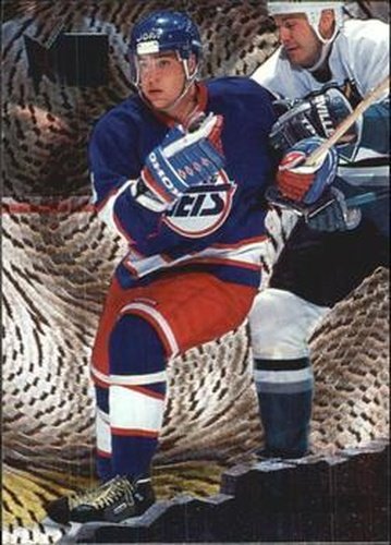 #165 Teemu Selanne - Winnipeg Jets - 1995-96 Metal Hockey