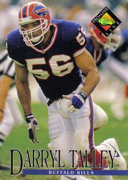 #165 Darryl Talley - Buffalo Bills - 1994 Pro Line Live Football