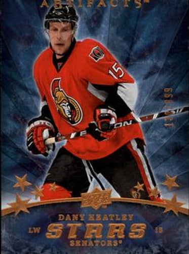 #165 Dany Heatley - Ottawa Senators - 2008-09 Upper Deck Artifacts Hockey