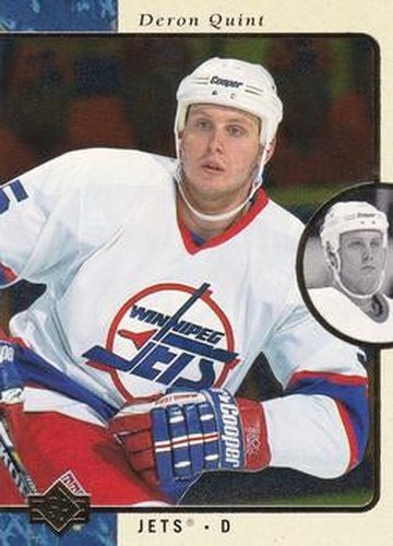 #165 Deron Quint - Winnipeg Jets - 1995-96 SP Hockey