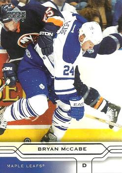 #165 Bryan McCabe - Toronto Maple Leafs - 2004-05 Upper Deck Hockey