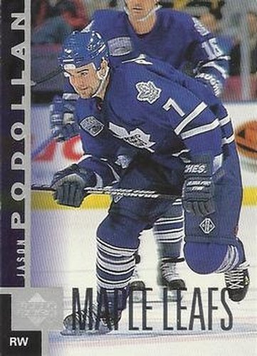 #165 Jason Podollan - Toronto Maple Leafs - 1997-98 Upper Deck Hockey