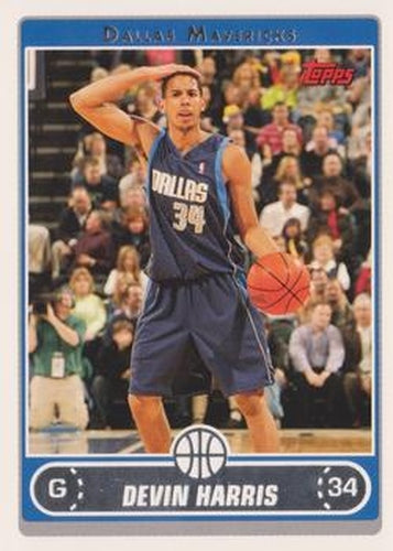 #166 Devin Harris - Dallas Mavericks - 2006-07 Topps Basketball
