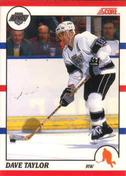 #166 Dave Taylor - Los Angeles Kings - 1990-91 Score Canadian Hockey