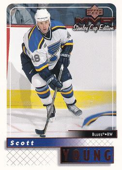 #166 Scott Young - St. Louis Blues - 1999-00 Upper Deck MVP Stanley Cup Edition Hockey