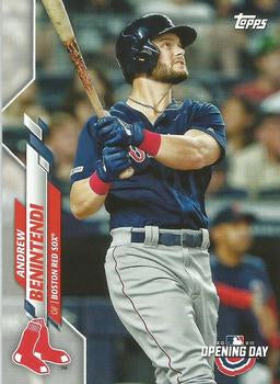 #166 Andrew Benintendi - Boston Red Sox - 2020 Topps Opening Day Baseball
