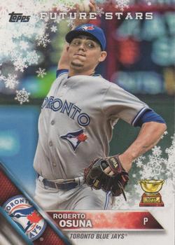 #HMW166 Roberto Osuna - Toronto Blue Jays - 2016 Topps Holiday Baseball
