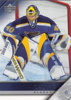 #166 Patrick Lalime - St. Louis Blues - 2005-06 Upper Deck Hockey