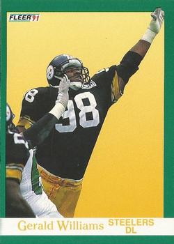 #166 Gerald Williams - Pittsburgh Steelers - 1991 Fleer Football