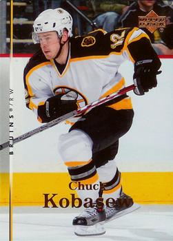 #166 Chuck Kobasew - Boston Bruins - 2007-08 Upper Deck Hockey