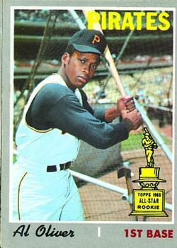 #166 Al Oliver - Pittsburgh Pirates - 1970 Topps Baseball