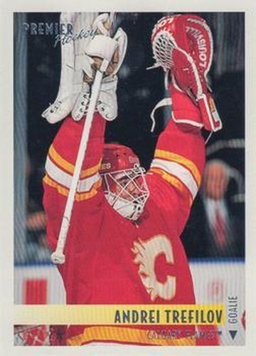 #166 Andrei Trefilov - Calgary Flames - 1994-95 Topps Premier Hockey