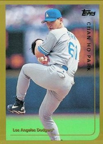 #166 Chan Ho Park - Los Angeles Dodgers - 1999 Topps Baseball