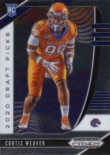 #166 Curtis Weaver- Boise State Broncos - 2020 Panini Prizm Draft Picks Football