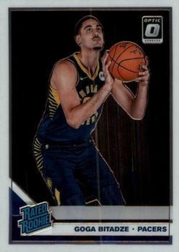 #166 Goga Bitadze - Indiana Pacers - 2019-20 Donruss Optic Basketball