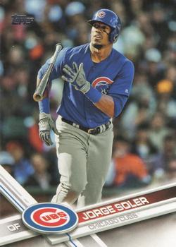 #166 Jorge Soler - Chicago Cubs - 2017 Topps Baseball
