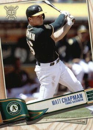 #166 Matt Chapman - Oakland Athletics - 2019 Topps Big League Baseball