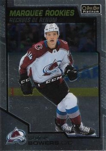 #166 Shane Bowers - Colorado Avalanche - 2020-21 O-Pee-Chee Platinum Hockey