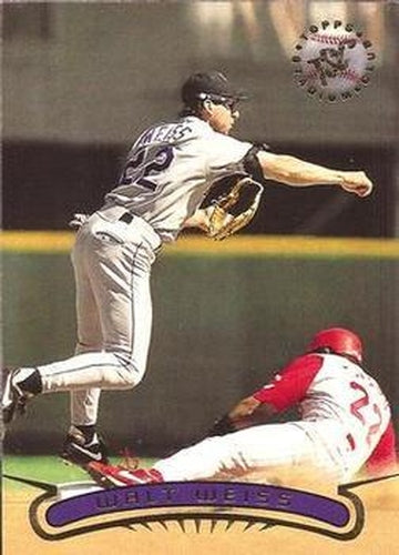 #166 Walt Weiss - Colorado Rockies - 1996 Stadium Club Baseball