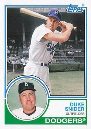 #166 Duke Snider - Brooklyn Dodgers - 2021 Topps Archives Baseball