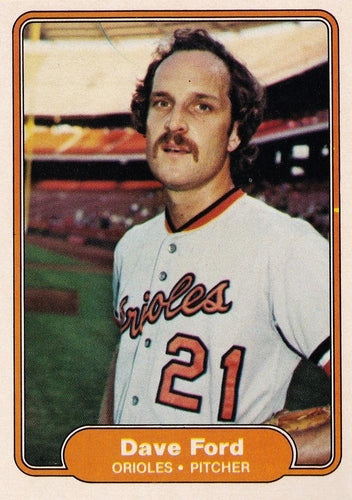 #166 Dave Ford - Baltimore Orioles - 1982 Fleer Baseball