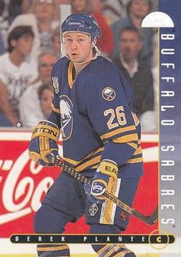 #166 Derek Plante - Buffalo Sabres - 1995-96 Leaf Hockey