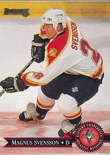 #166 Magnus Svensson - Florida Panthers - 1995-96 Donruss Hockey