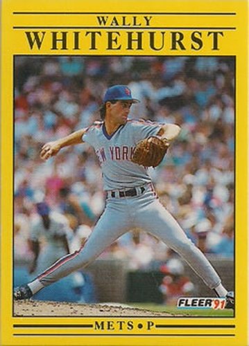 #166 Wally Whitehurst - New York Mets - 1991 Fleer Baseball