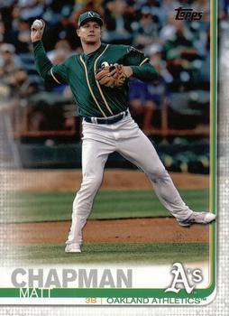 #166a Matt Chapman - Oakland Athletics - 2019 Topps Baseball