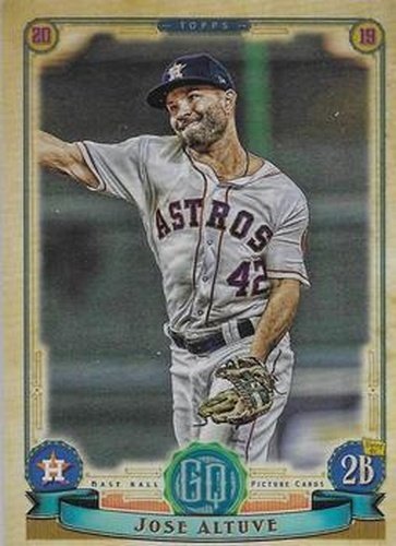 #166b Jose Altuve - Houston Astros - 2019 Topps Gypsy Queen Baseball
