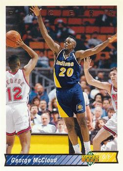#167 George McCloud - Indiana Pacers - 1992-93 Upper Deck Basketball