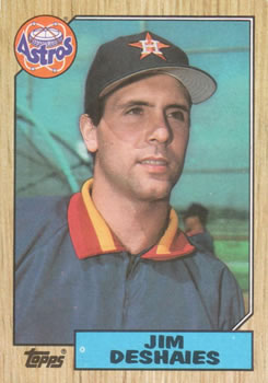 #167 Jim Deshaies - Houston Astros - 1987 Topps Baseball