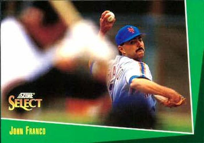 #167 John Franco - New York Mets - 1993 Select Baseball