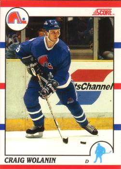 #167 Craig Wolanin - Quebec Nordiques - 1990-91 Score Canadian Hockey