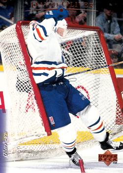 #167 David Oliver - Edmonton Oilers - 1995-96 Upper Deck Hockey
