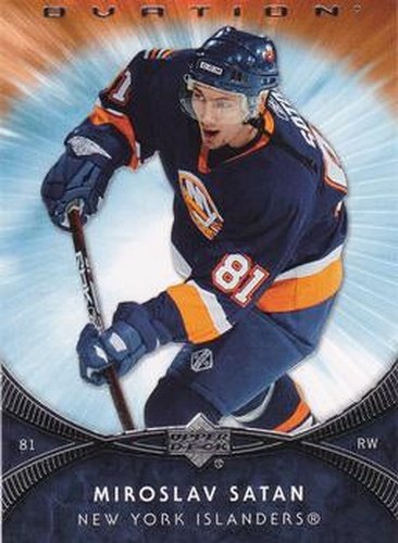 #167 Miroslav Satan - Miroslav Satan - 2007-08 Upper Deck Ovation Hockey