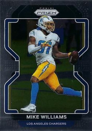 #167 Mike Williams - Los Angeles Chargers - 2021 Panini Prizm Football