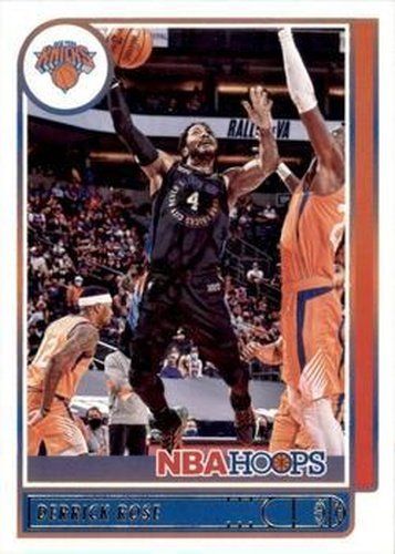 #167 Derrick Rose - New York Knicks - 2021-22 Hoops Basketball