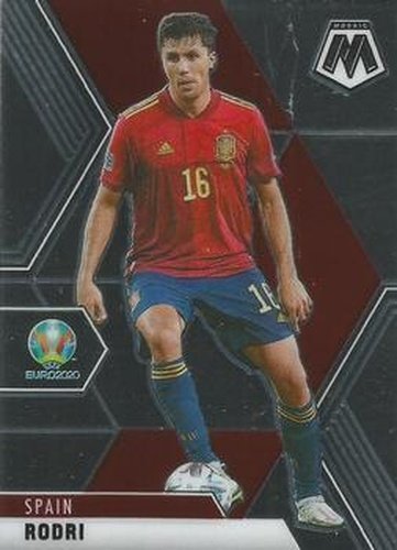 #167 Rodri - Spain - 2021 Panini Mosaic UEFA EURO Soccer