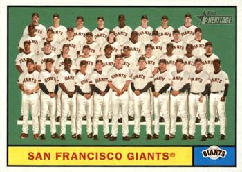 #167 San Francisco Giants - San Francisco Giants - 2010 Topps Heritage Baseball