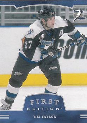 #167 Tim Taylor - Tampa Bay Lightning - 2002-03 Be a Player First Edition Hockey