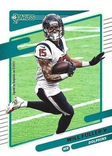 #167 Will Fuller V - Miami Dolphins - 2021 Donruss Football