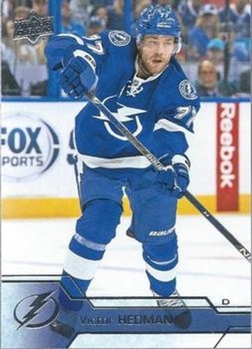#168 Victor Hedman - Tampa Bay Lightning - 2016-17 Upper Deck Hockey