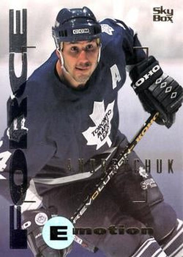 #168 Dave Andreychuk - Toronto Maple Leafs - 1995-96 SkyBox E-Motion Hockey