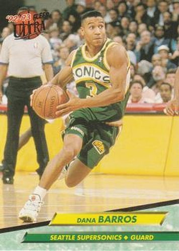 #168 Dana Barros - Seattle SuperSonics - 1992-93 Ultra Basketball